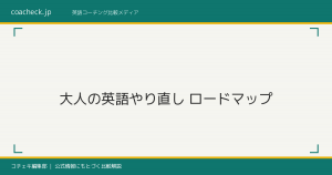 大人の英語やり直し完全ロードマップ｜始め方